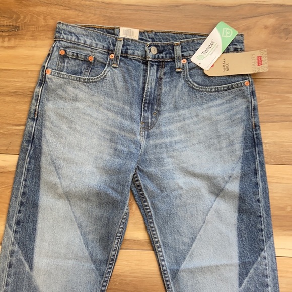 Levi’s Jeans Mens 30 x 30 stretch cropped Tapered leg Hi Ball Roll - Picture 2 of 10